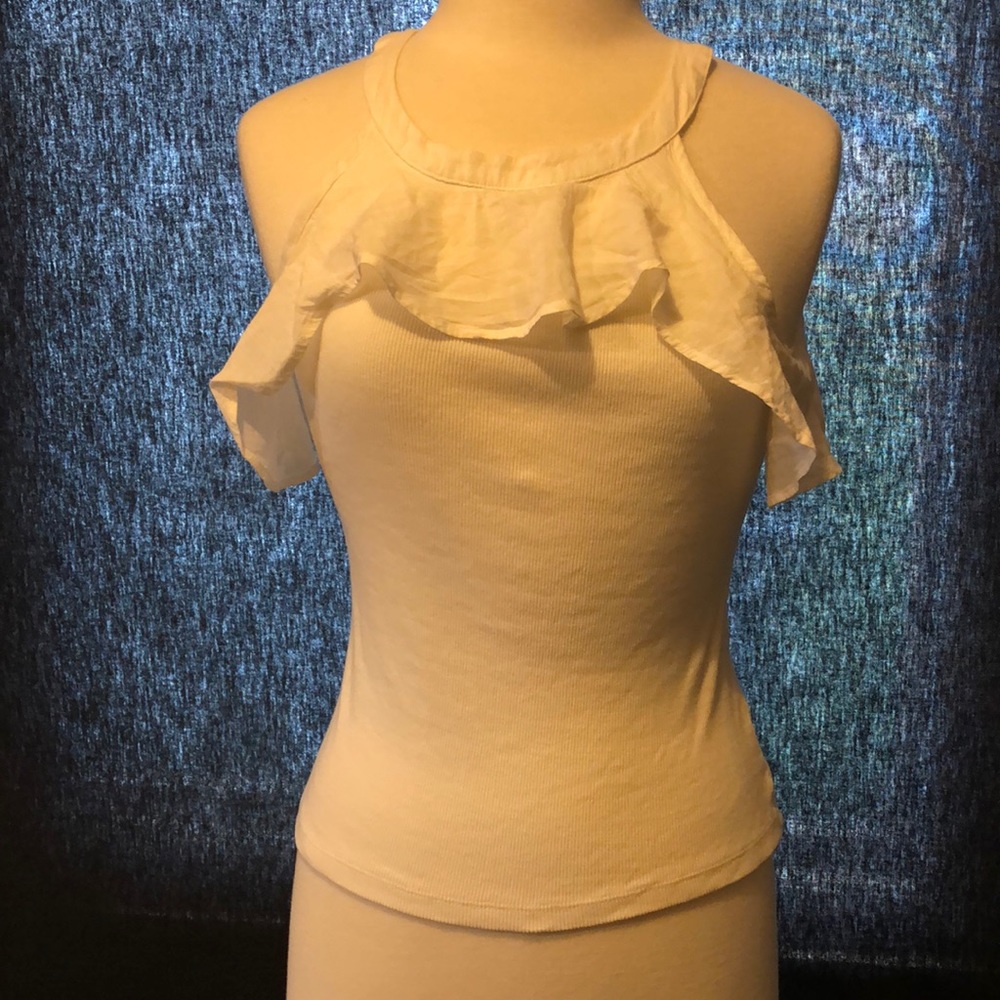 Maeve ruffle halter top